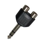 Конектор 6.35mm/M-2RCA/F