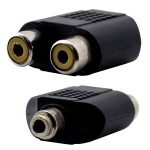 Конектор 3.5mm/F-2RCA/F