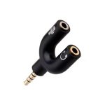Конектор 3.5mm/M-2X3.5mm/F
