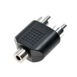 Конектор 3.5mm/F-2RCA/M