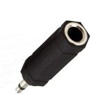 Конектор 3.5mm/M-6.35mm/F