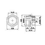 DIN Конектор GX16-3P/M - Image 2