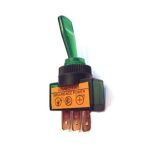 Прекинувач зелен GEP-12VDC