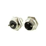 DIN Конектор GX12-2P/M